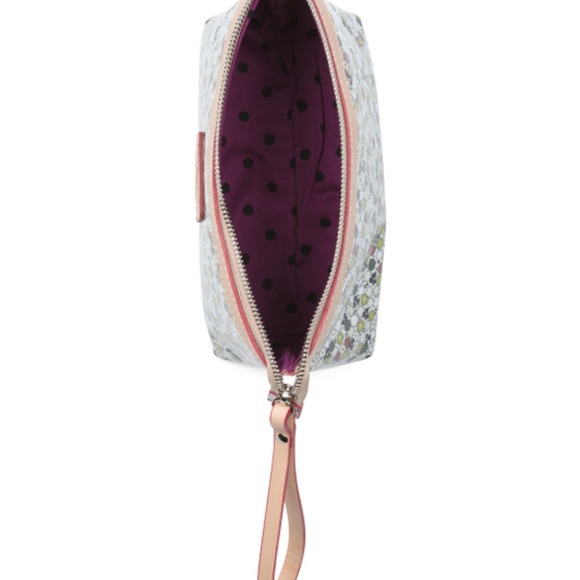 CAVALCANTI Collection Leather Beauty Case Wristlet - Picture 3 of 3